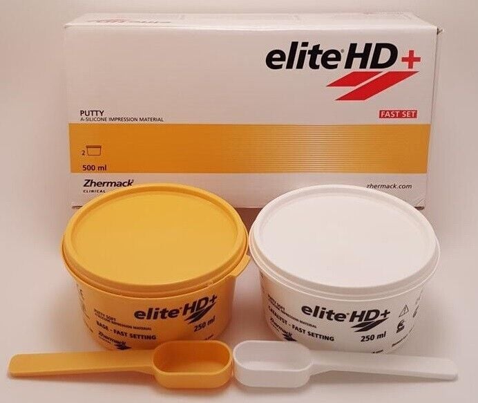 Elite HD Soft Putty, Dentsply Impression material, Zhermack, Prestige